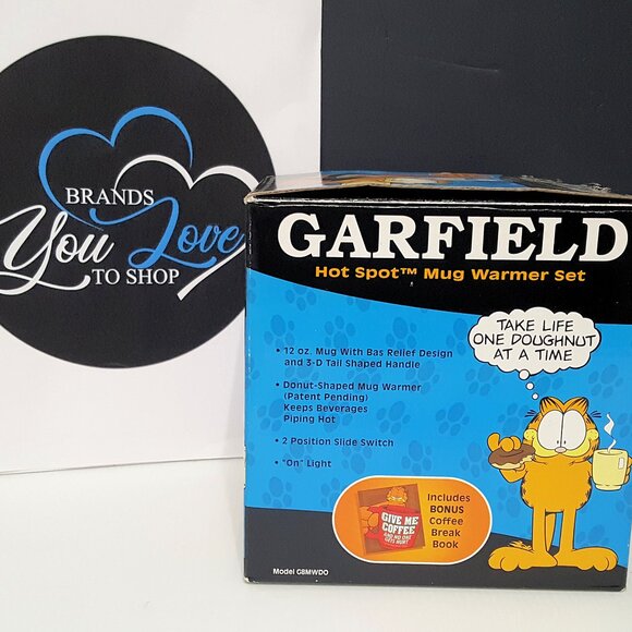 NEW Garfield Mug Warmer With 12 OZ Garfield Mug - Picture 13 of 13